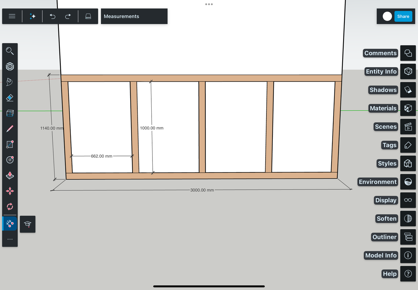 Shaker wall Panneling (3 meter wall)